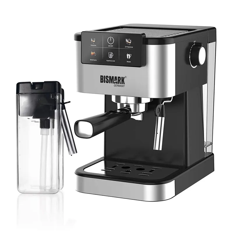 اسپرسو ساز اتومات با مخزن شیر بیسمارک مدل BISMARK-BM2290